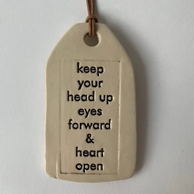 Ceramic Quote Tag