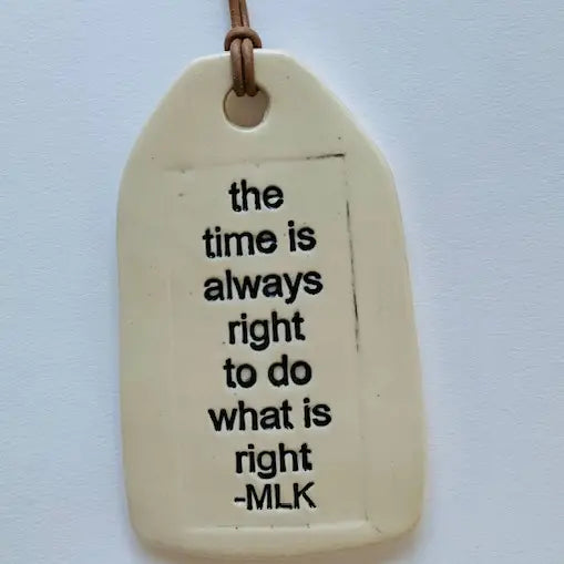 Ceramic Quote Tag