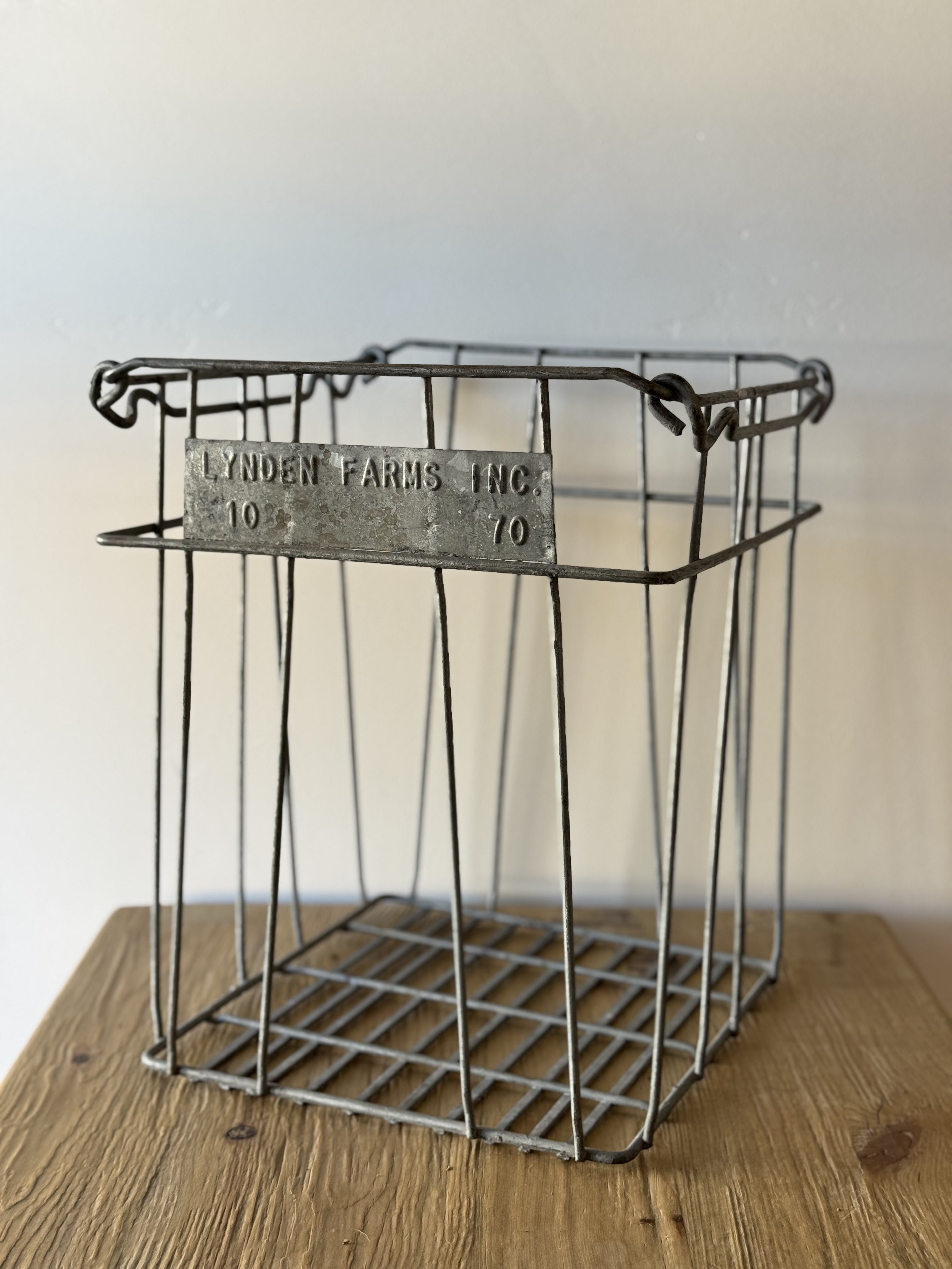 Vintage Metal Crate