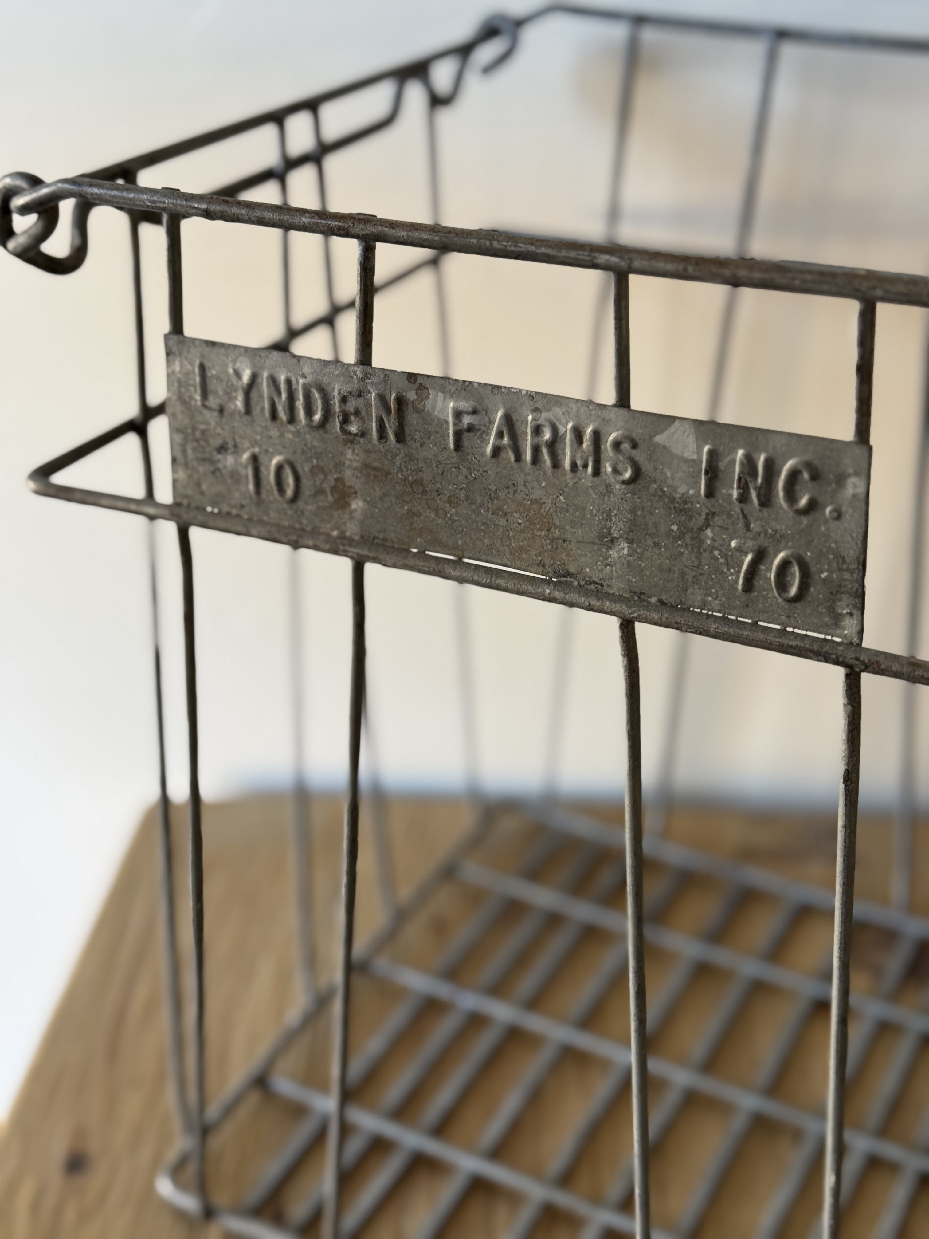 Vintage Metal Crate