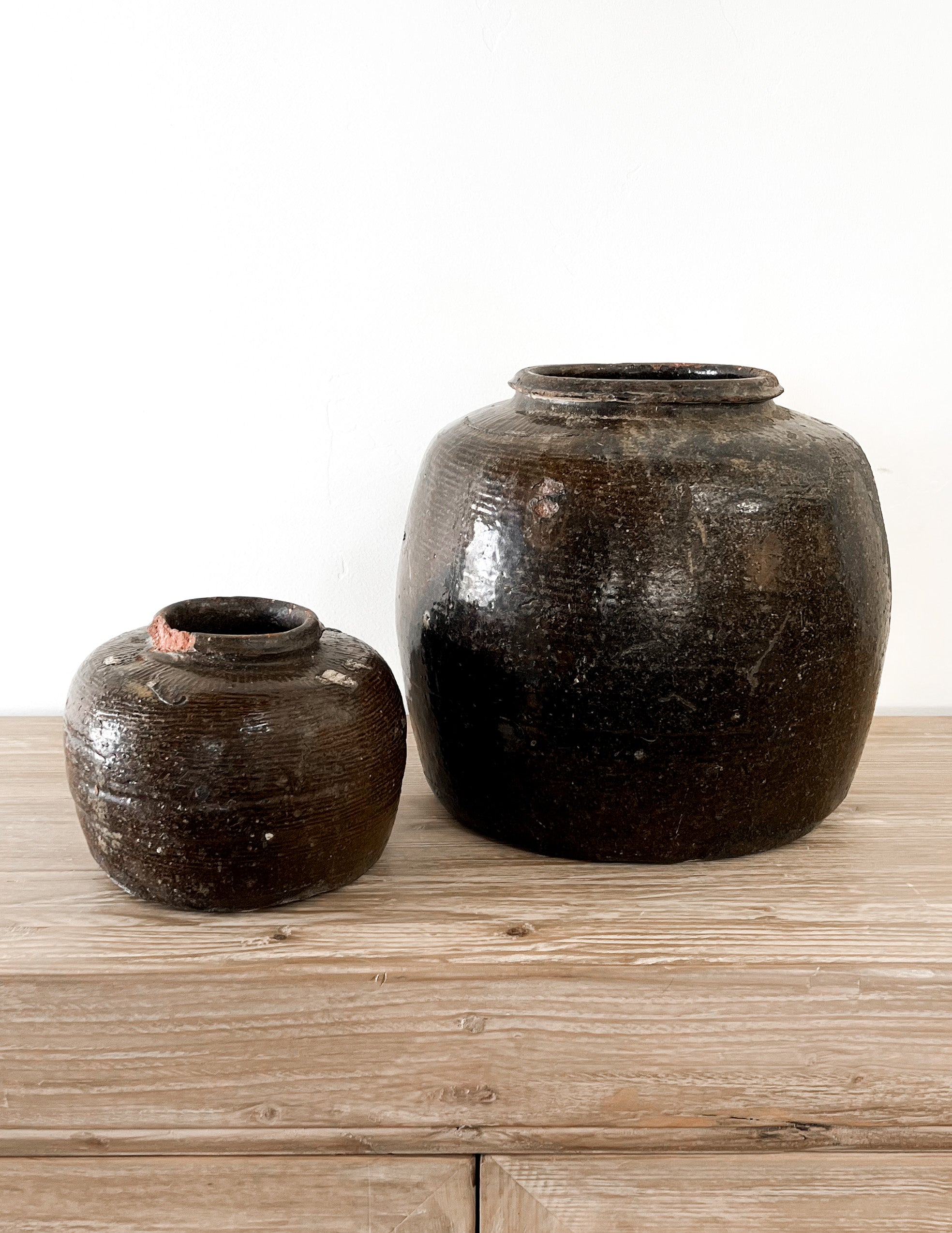 Vintage Rustic Terracotta Pots