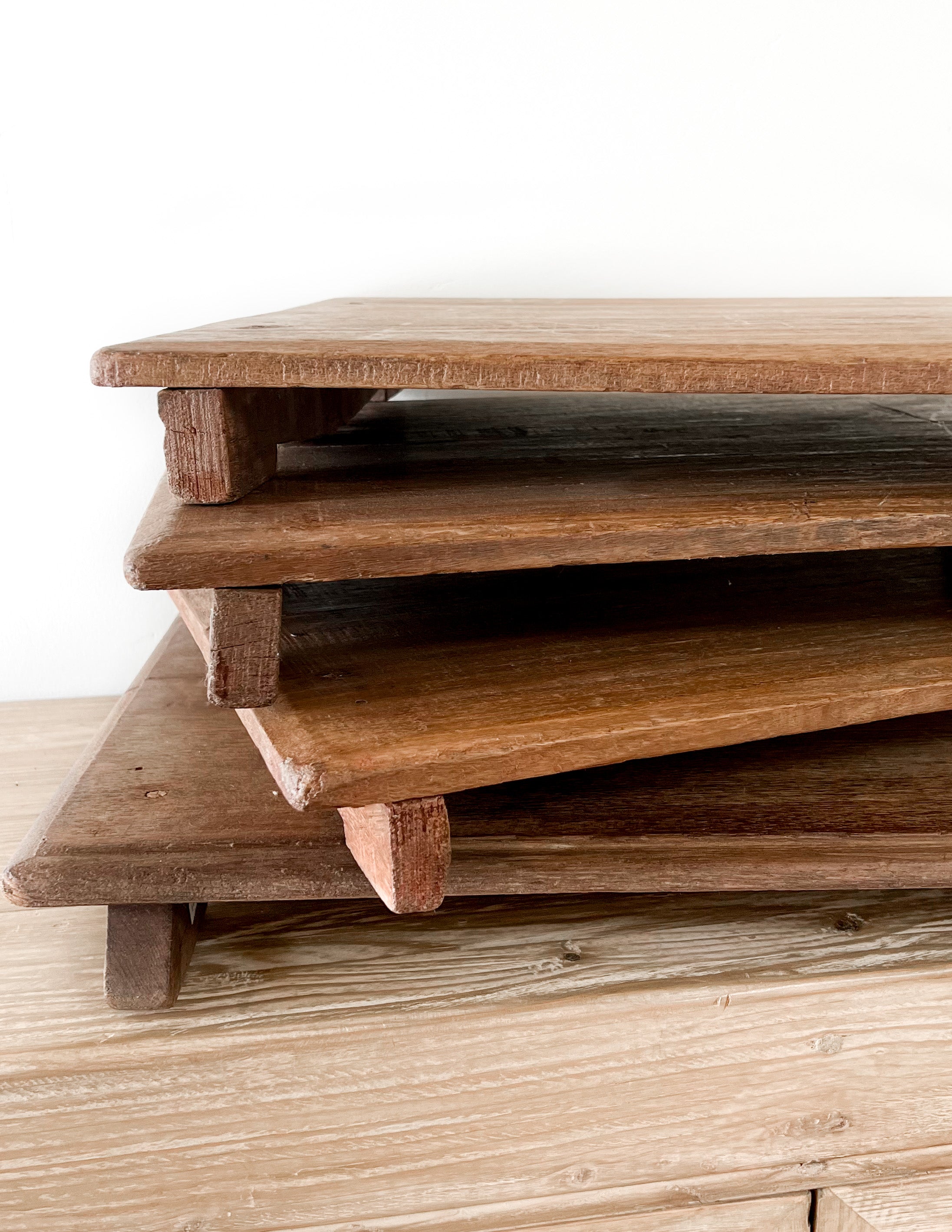 Vintage Wood Risers