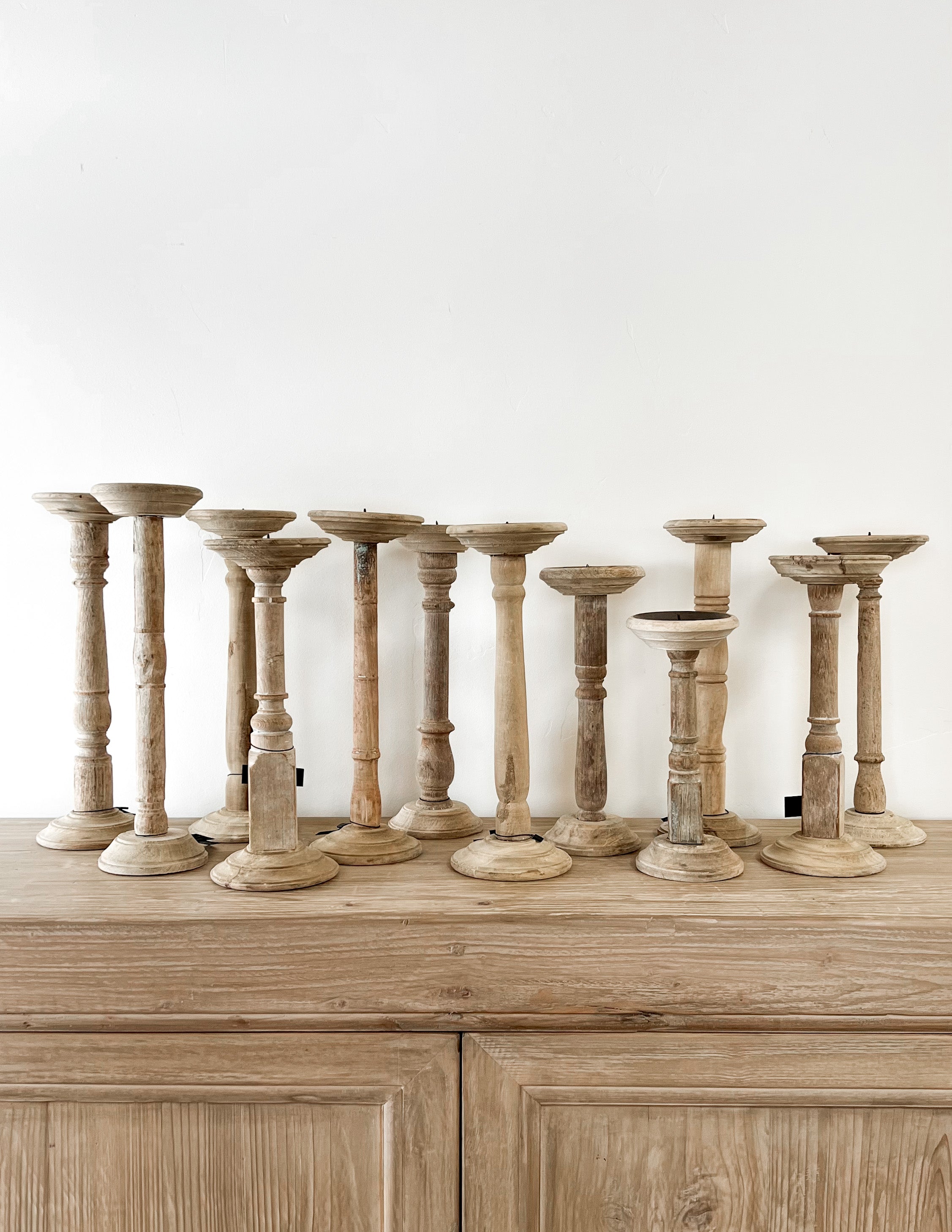 Vintage Rustic Candleholders