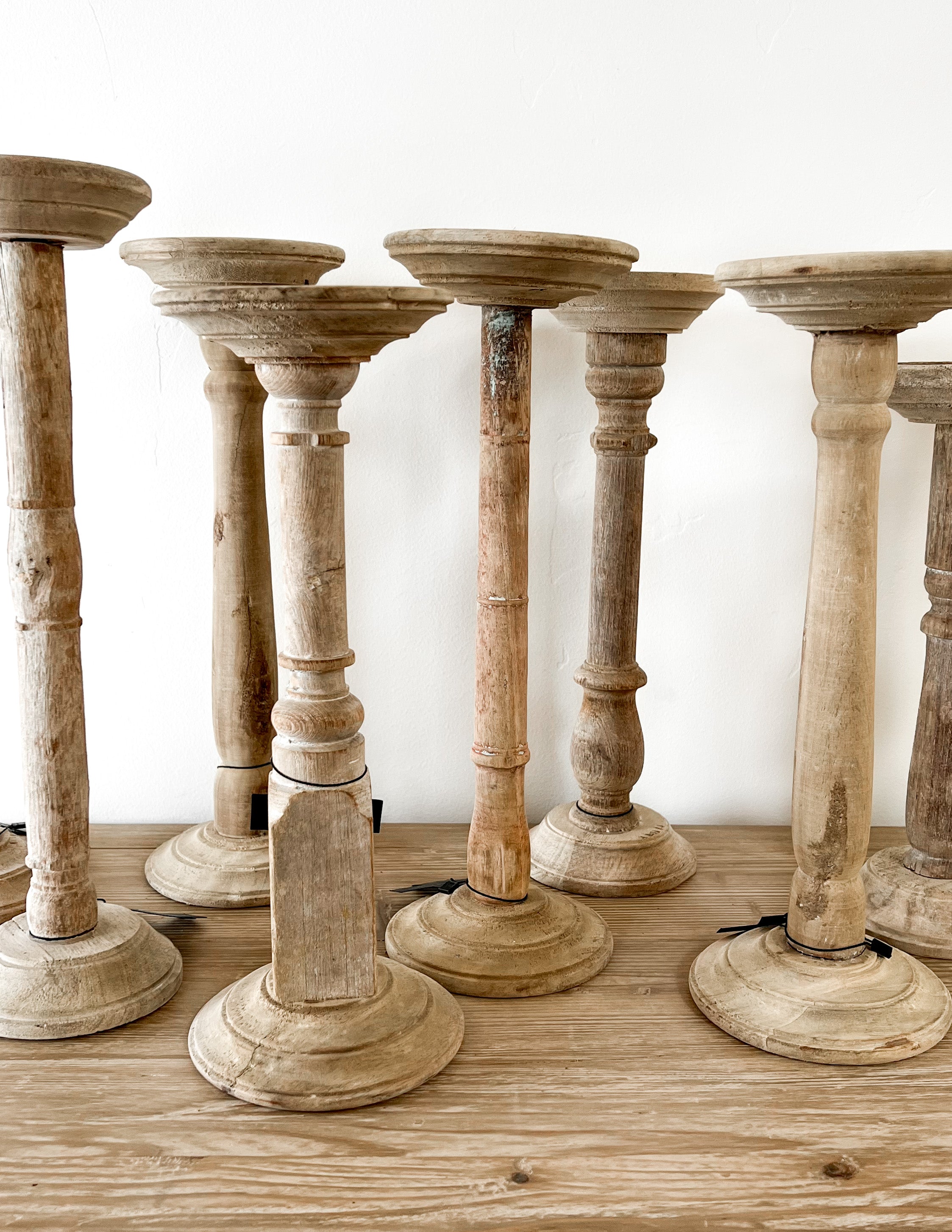 Vintage Rustic Candleholders