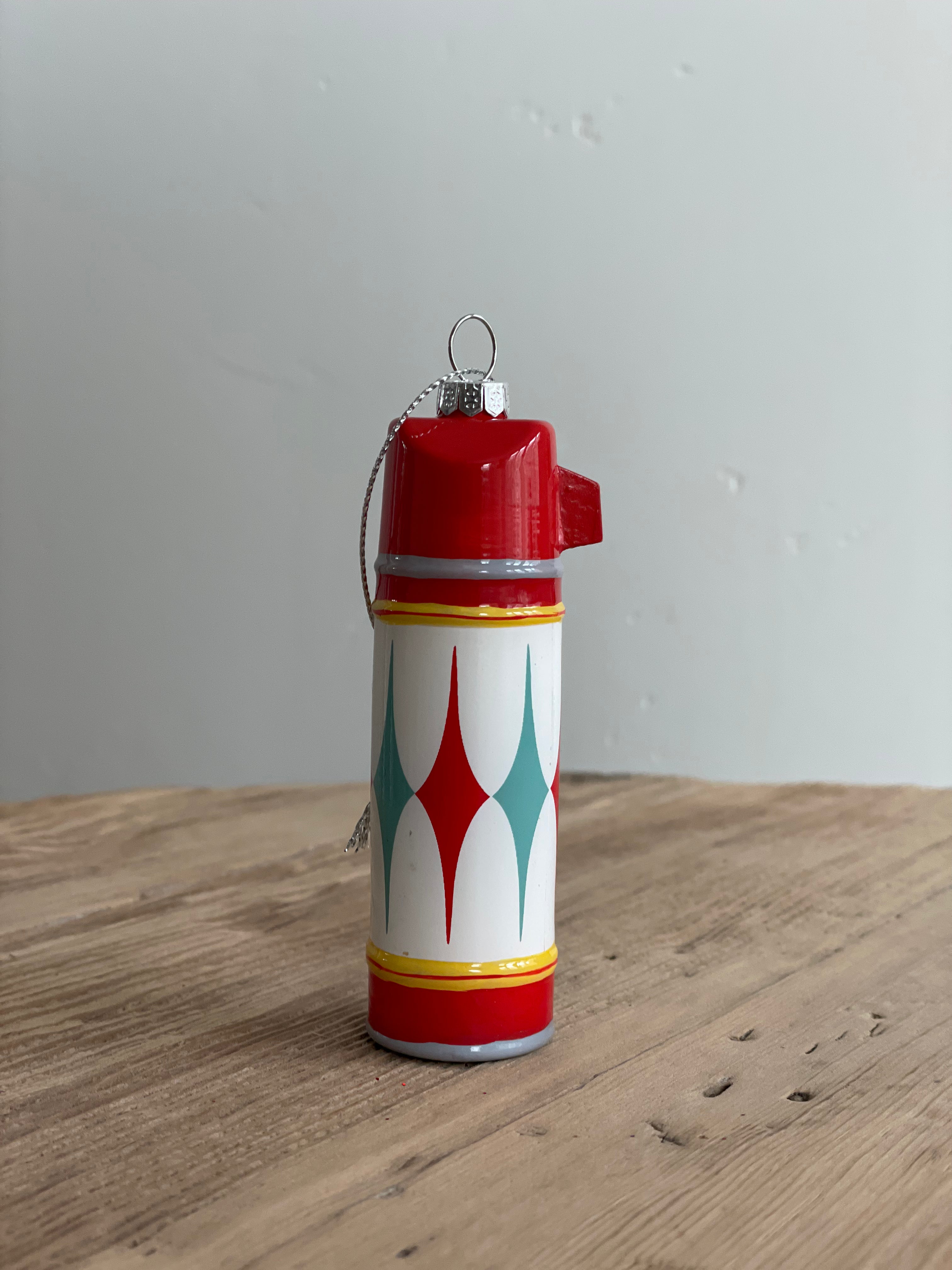 XM Retro Thermos Ornament