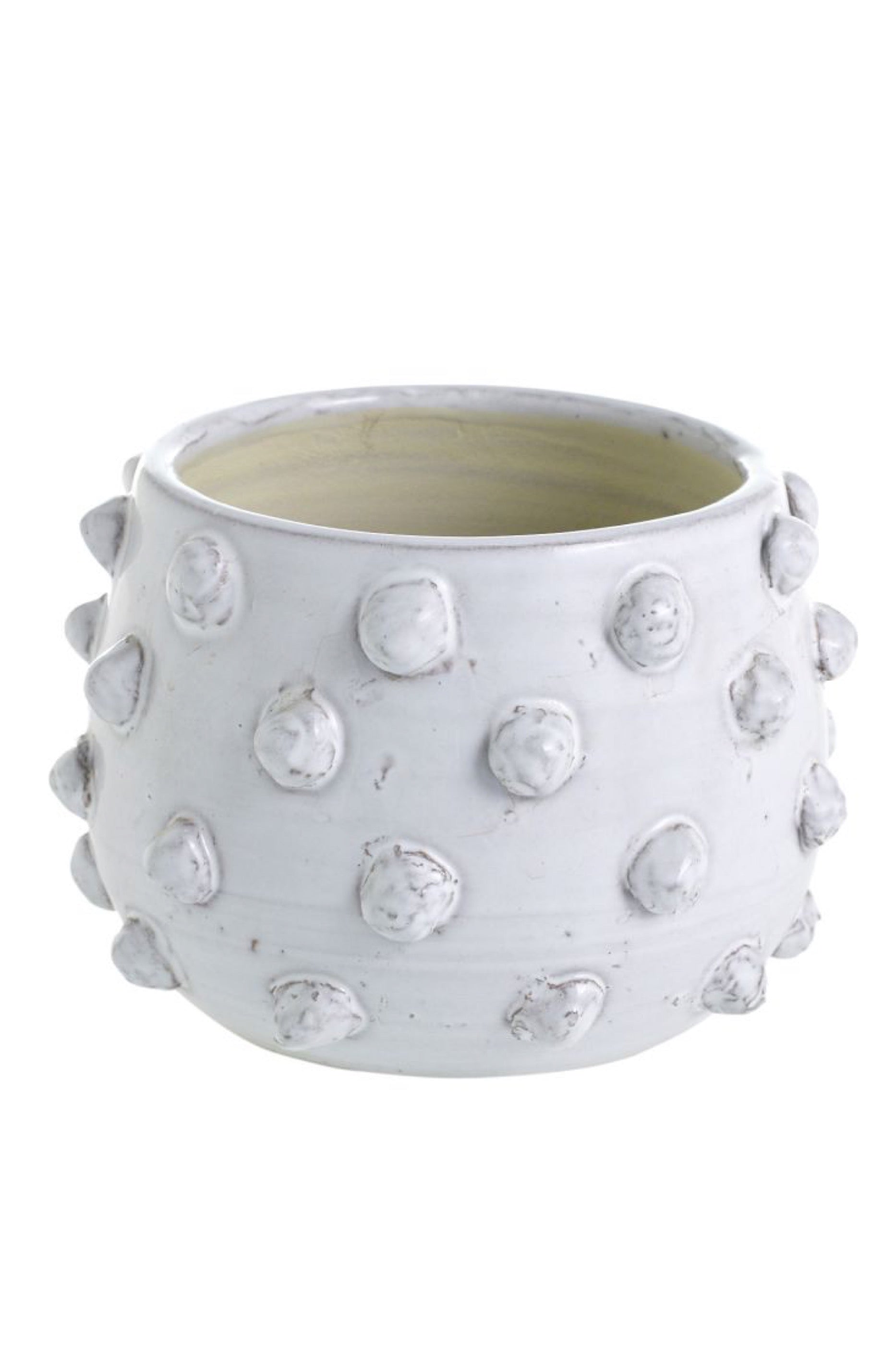 White Ceramic Bubble Planter