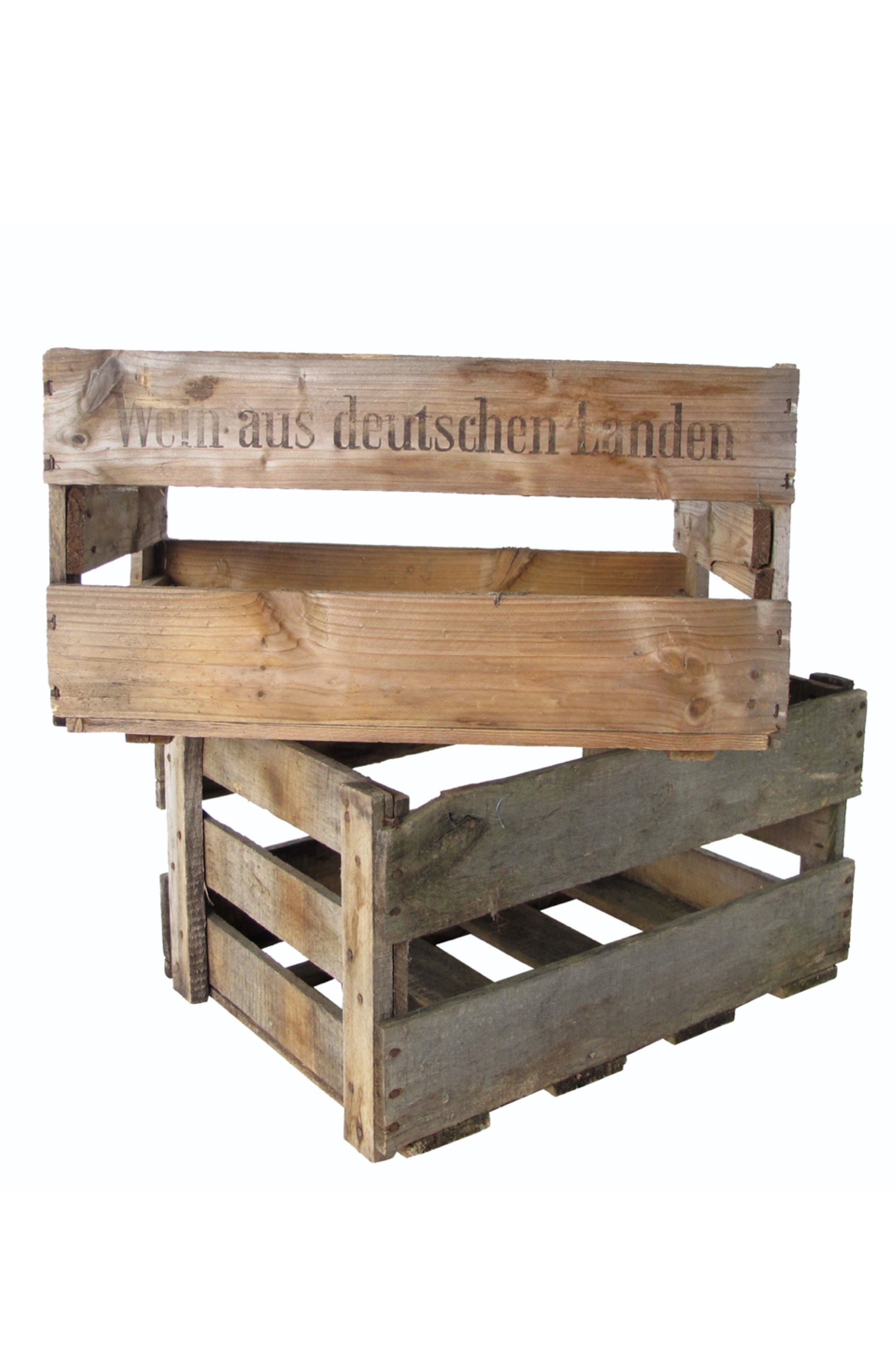 Vintage German Wine Crate