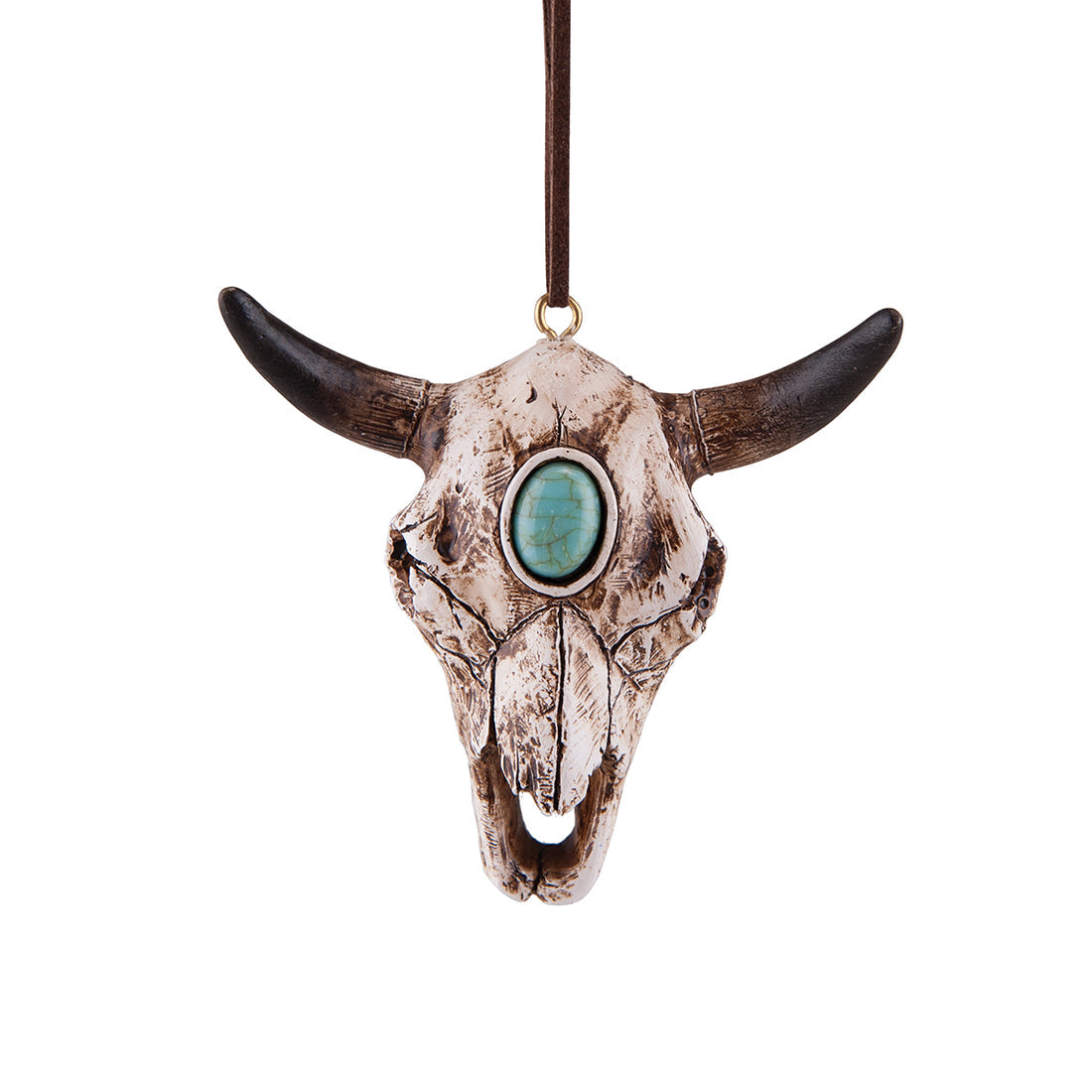 XM Steer Skull Ornament