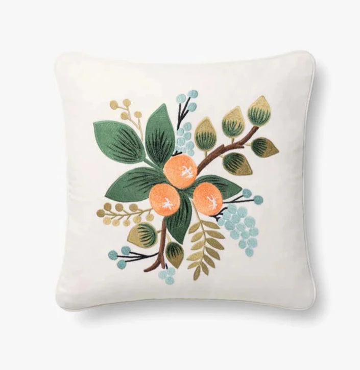 RP Clementine Embroidered Pillow