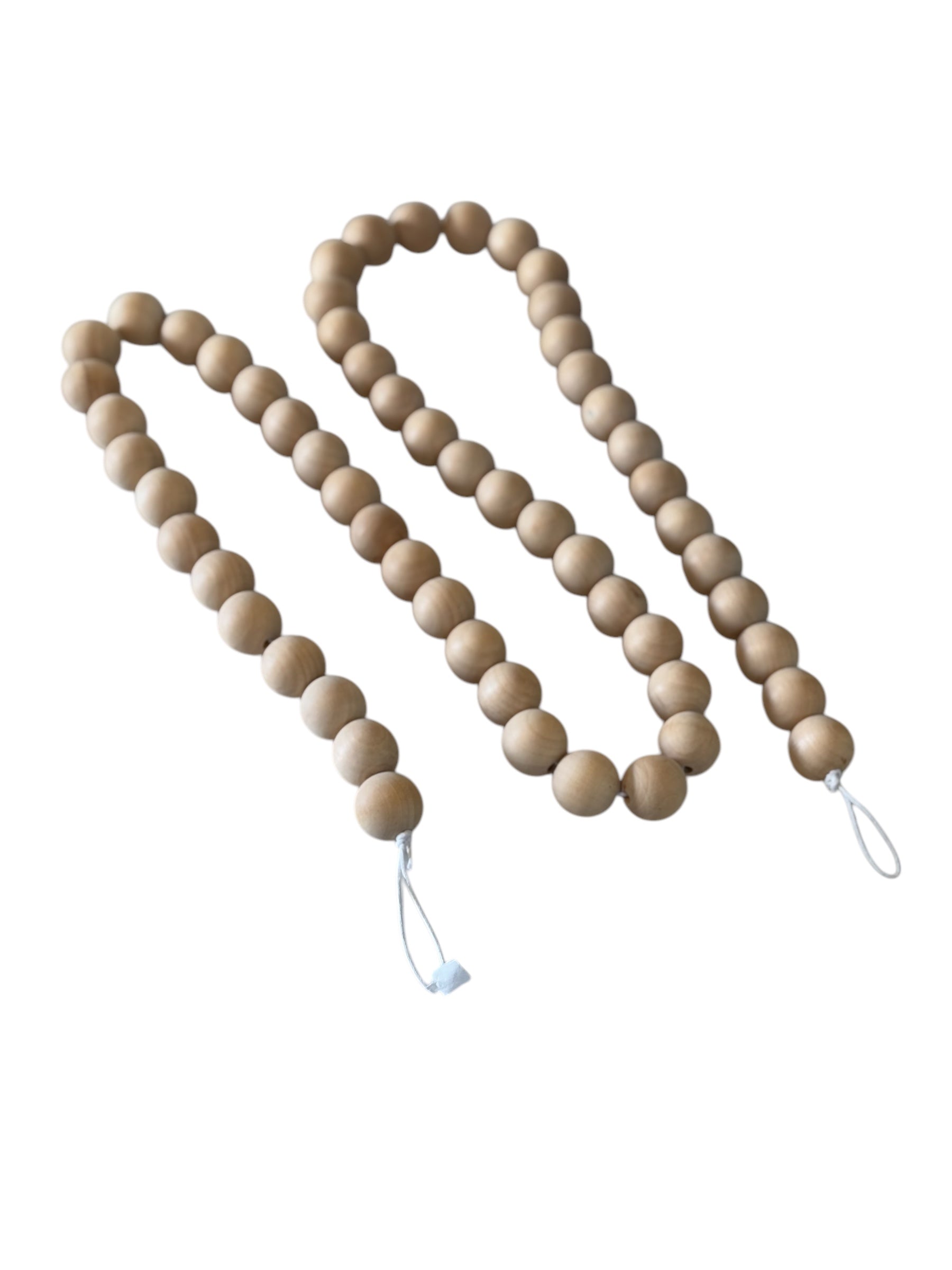 Wood Round Bead Garland