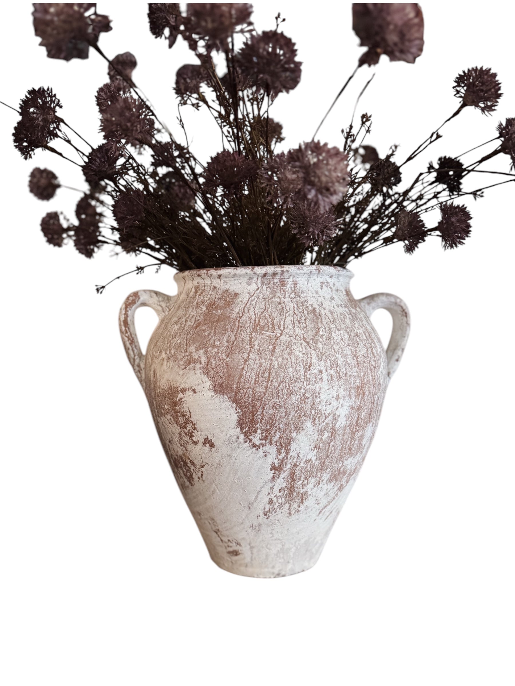Whitewashed Ceramic Vase