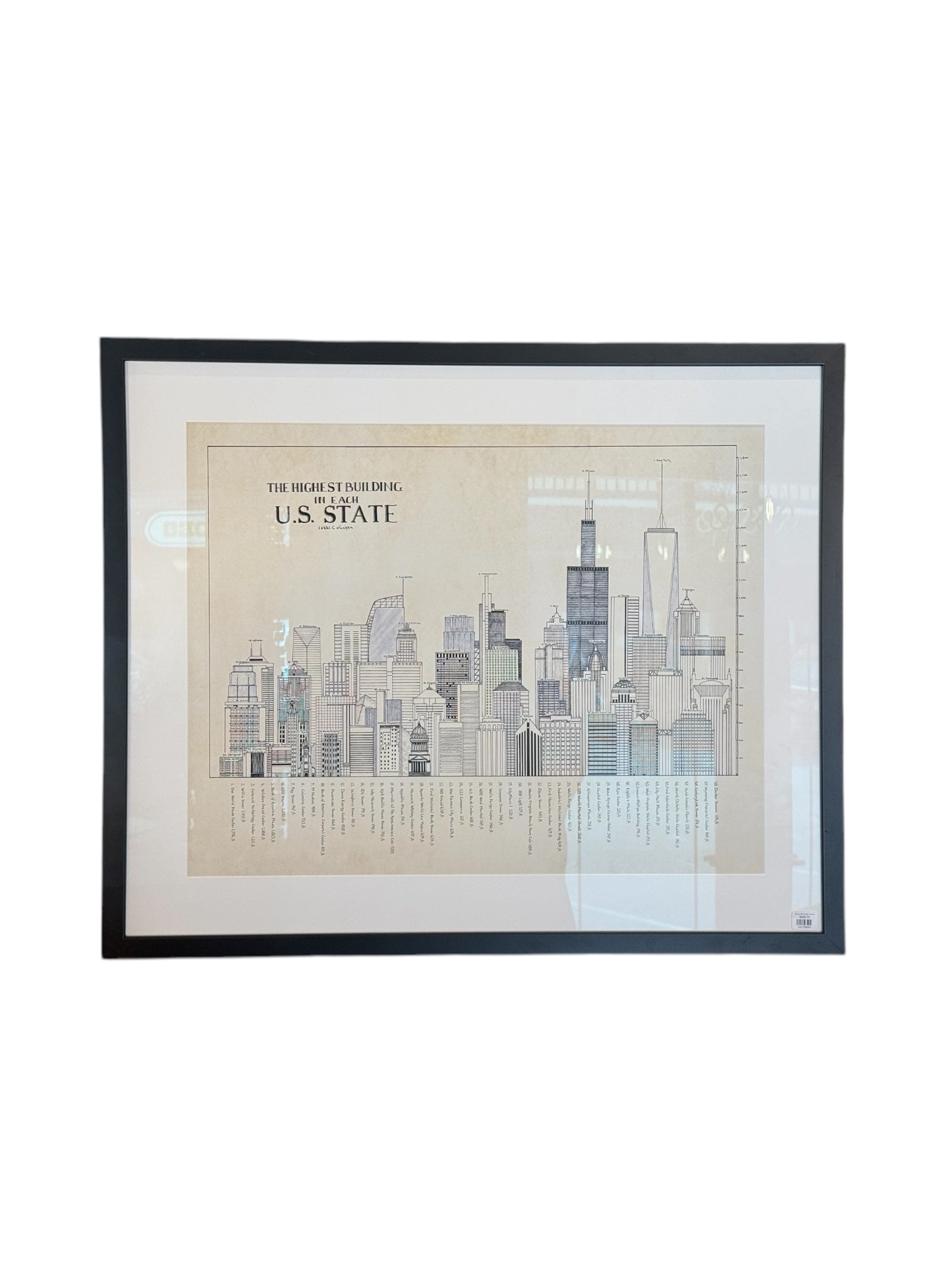 HIghest Buildings Artwork