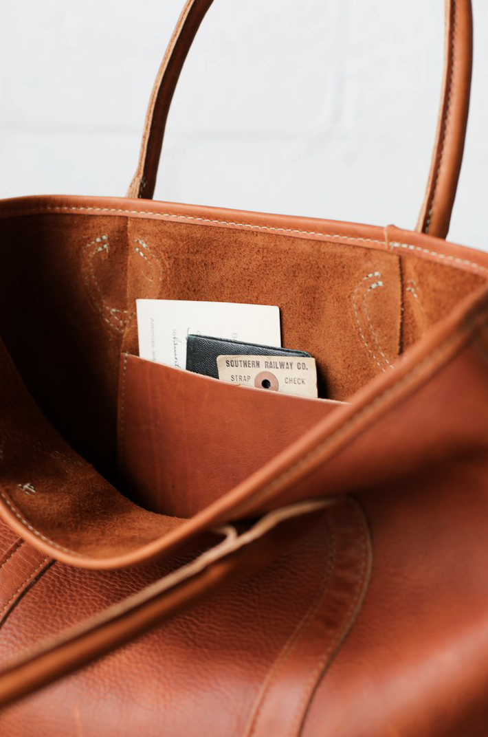 Leather Passenger Tote