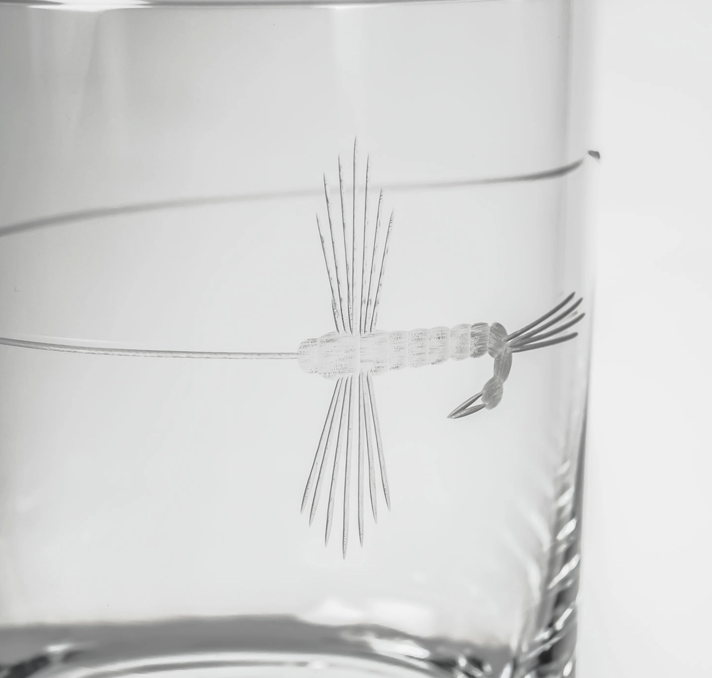 Etched Fly Fishing Glasses