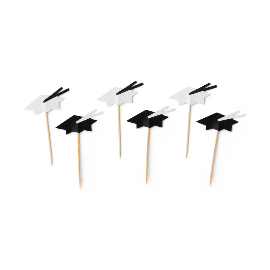 Grad Hat Cupcake Toppers
