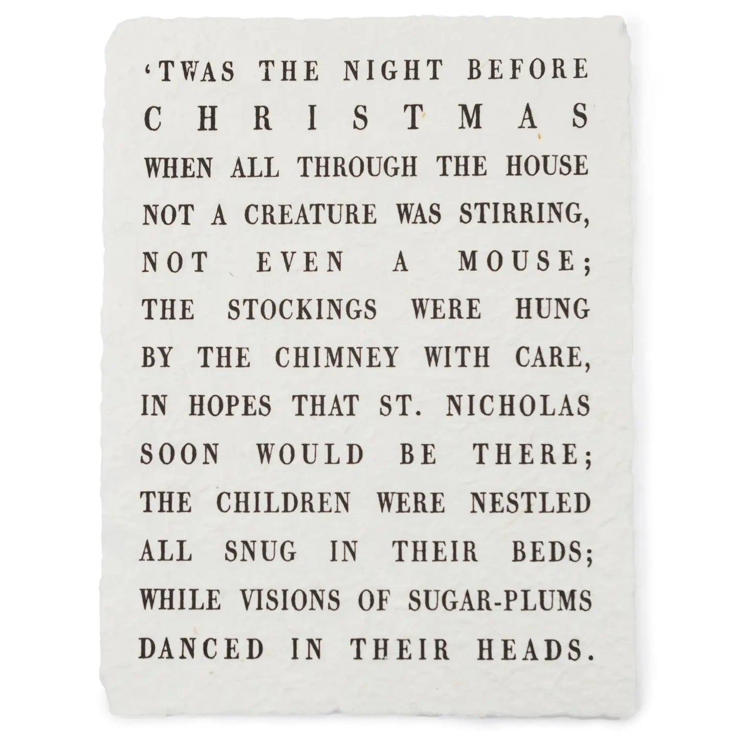 'Twas The Night Before Christmas Print