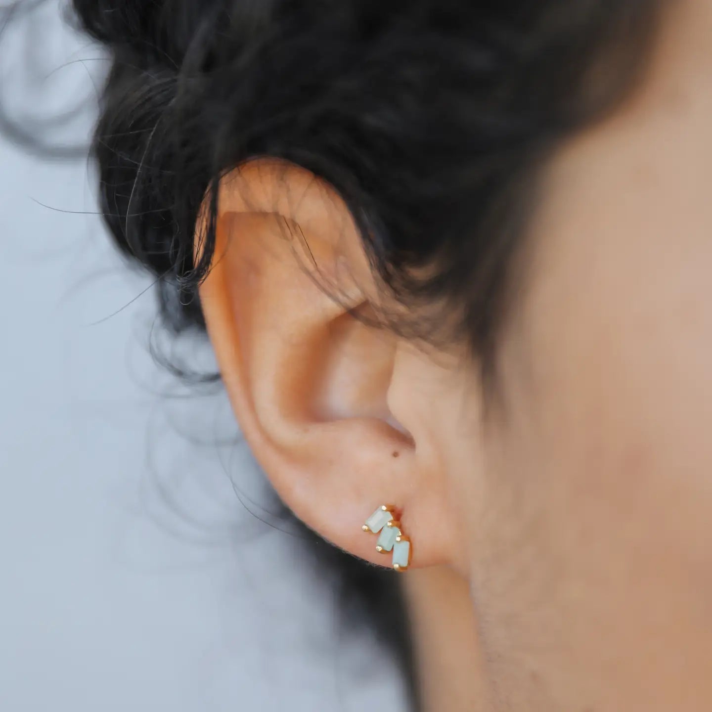 Amazonite Trio Earrings