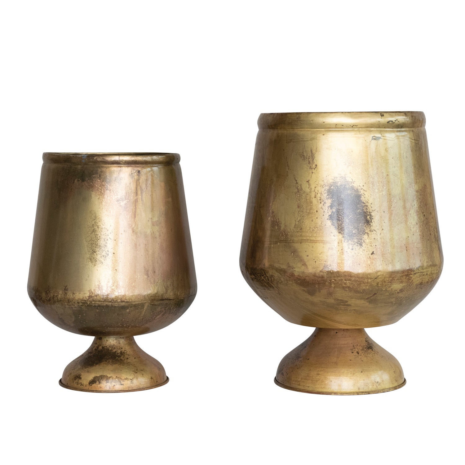 Brass Footed Planter, Small