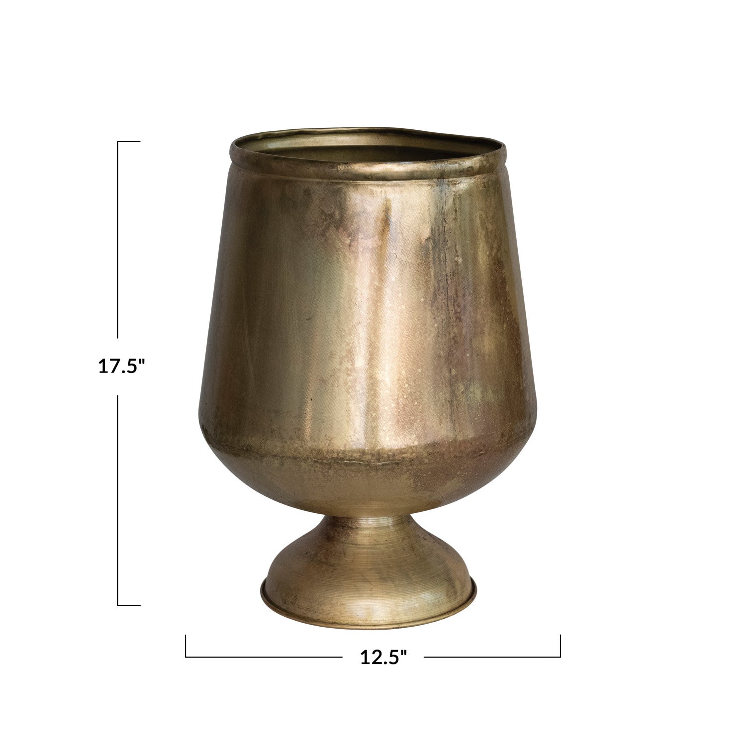 Brass Footed Planter, Small