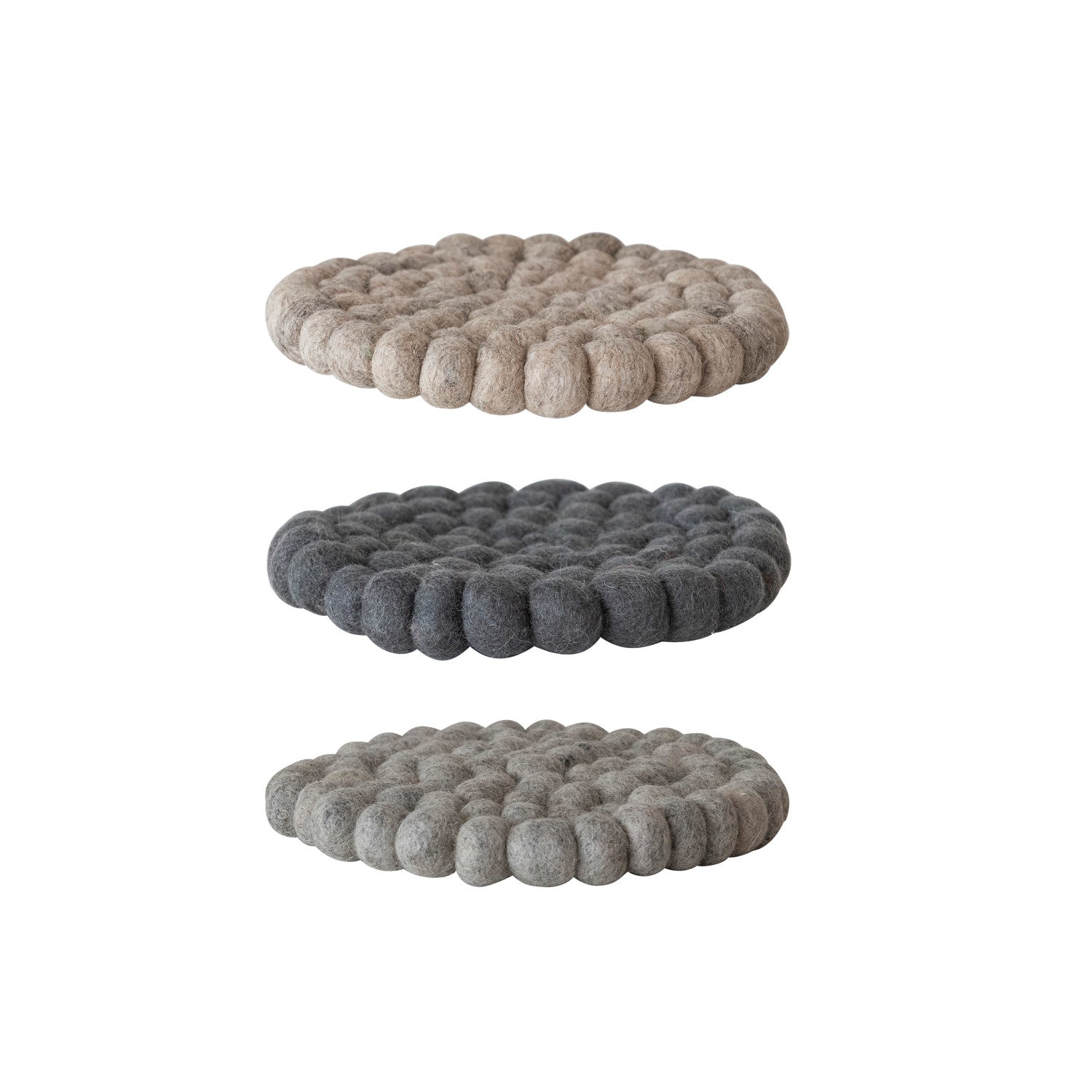 Wool Felt Ball Trivet