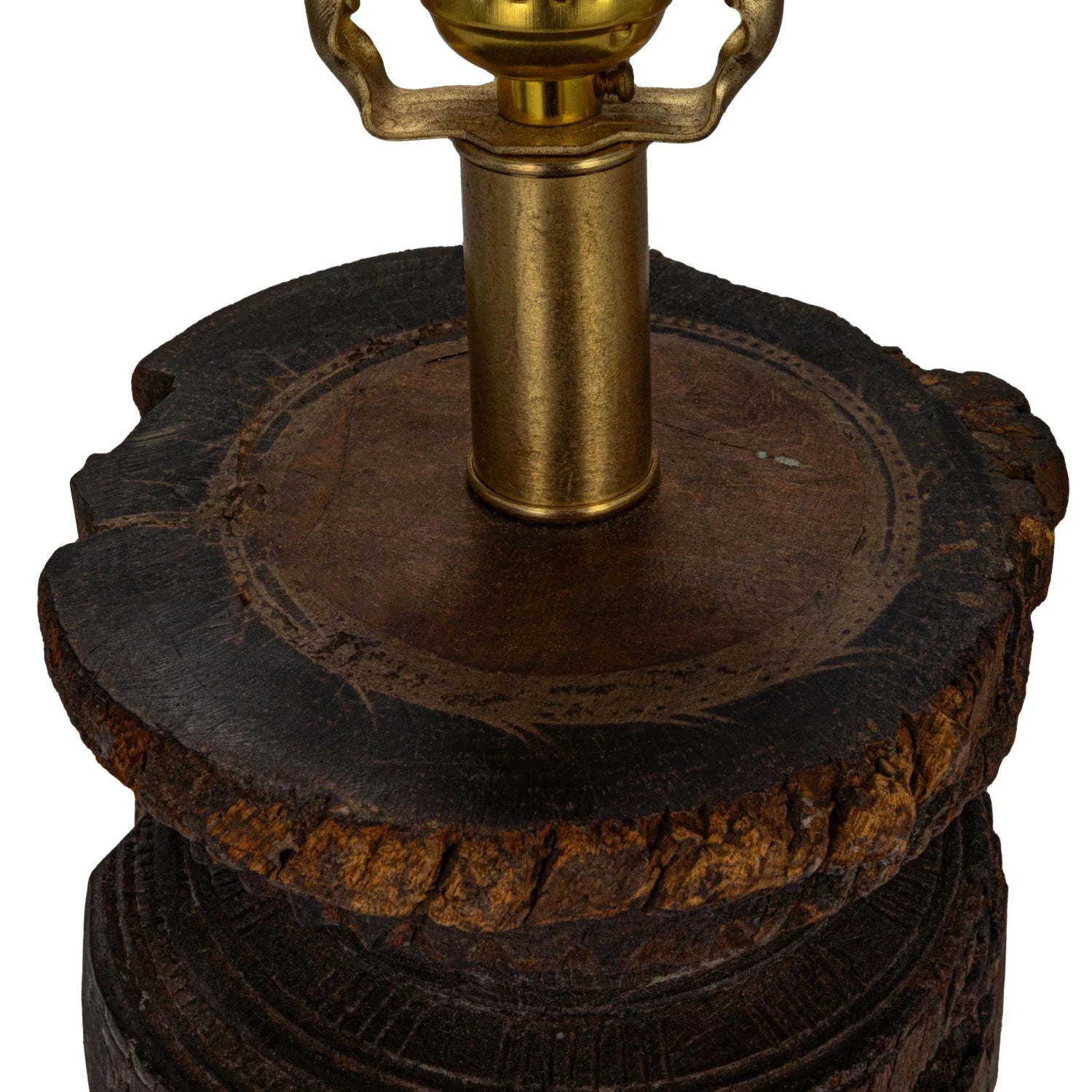 Reclaimed Wood Table Lamp