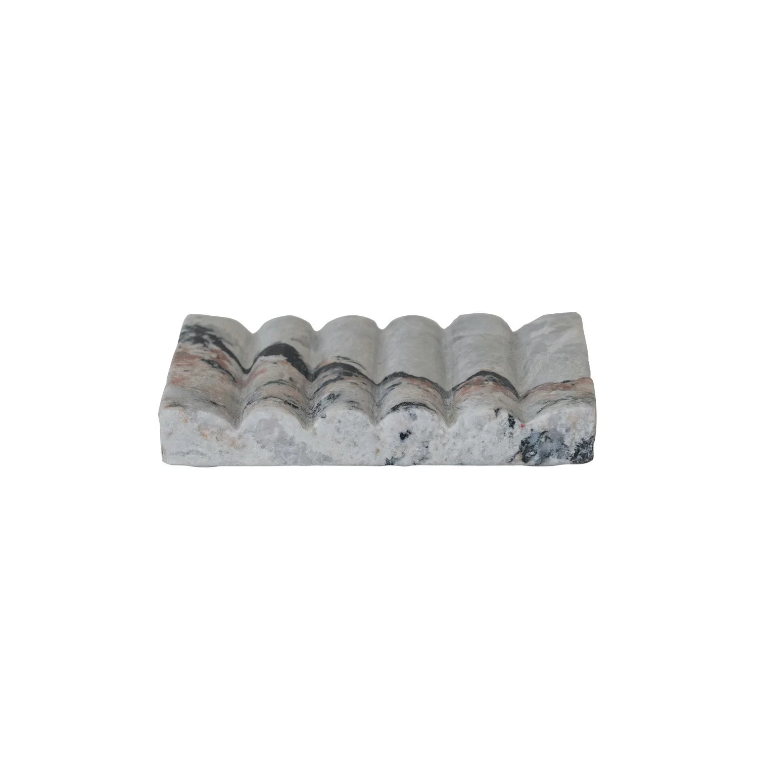 Grey Marble Soap Dish