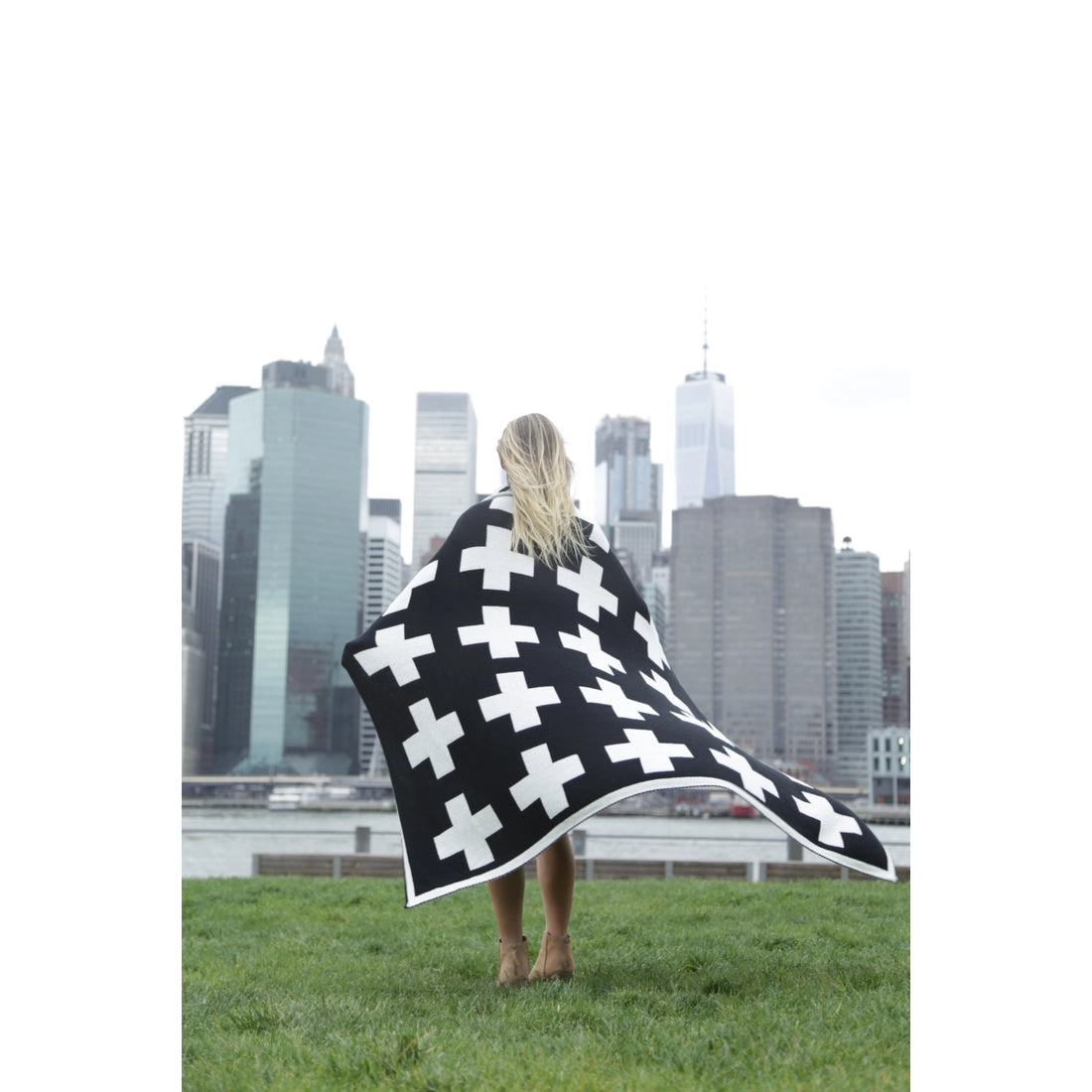 Reversible Swiss Cross Blanket