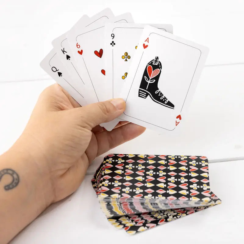 Cowgirl Playing Cards