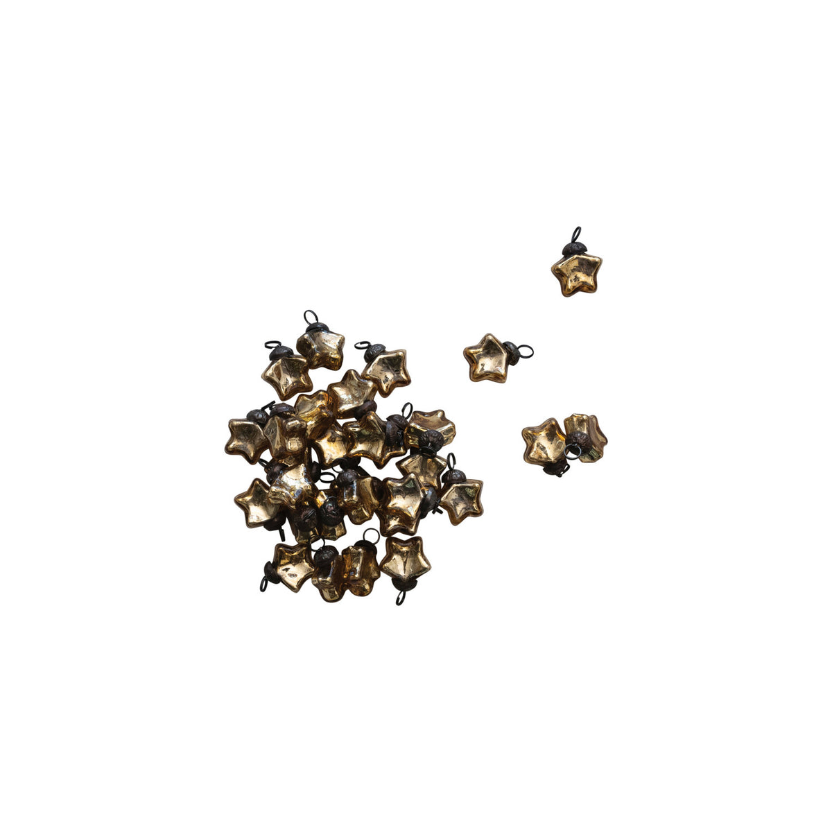 XM 1" Glass Star Ornament, S30