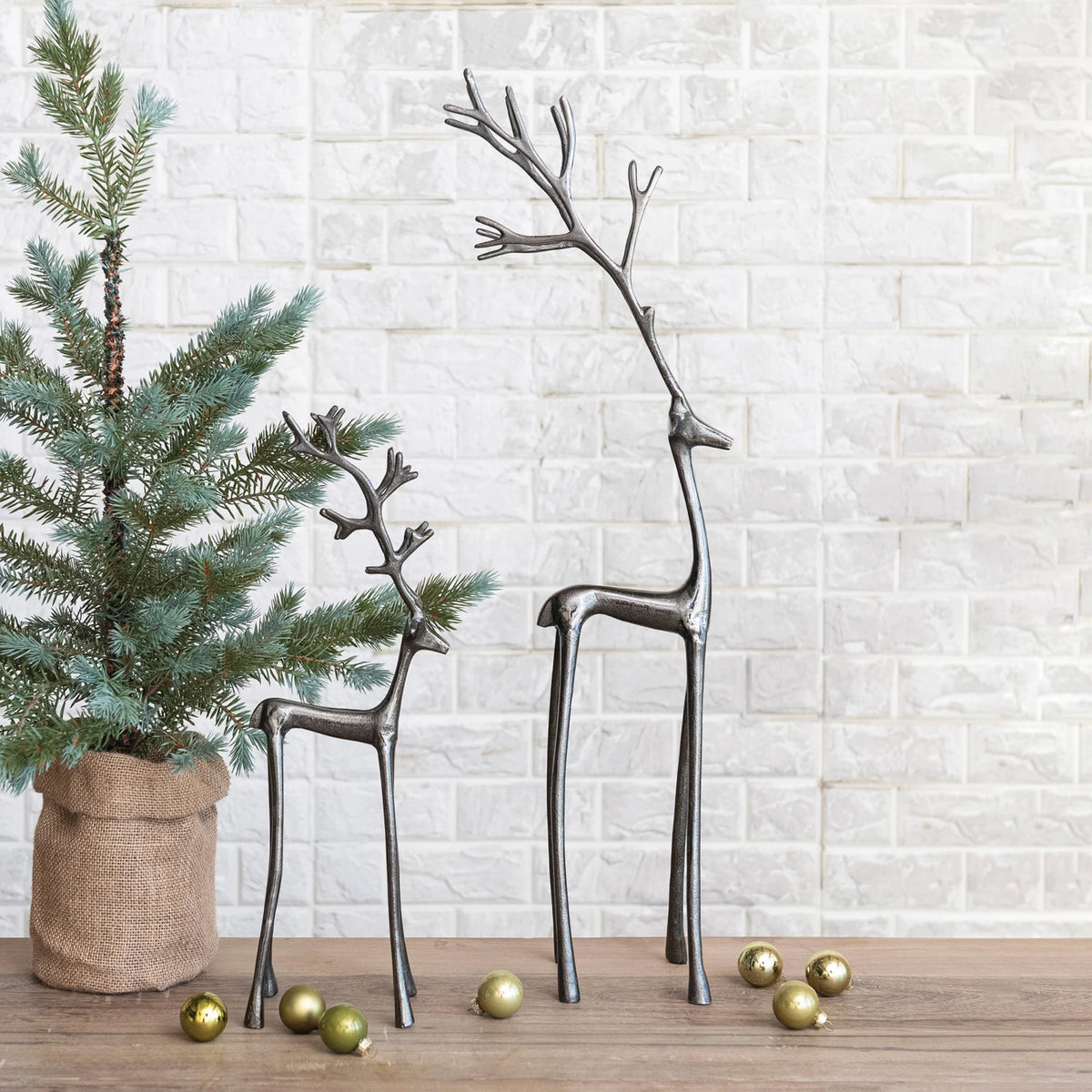 XM Cast Aluminum Reindeer