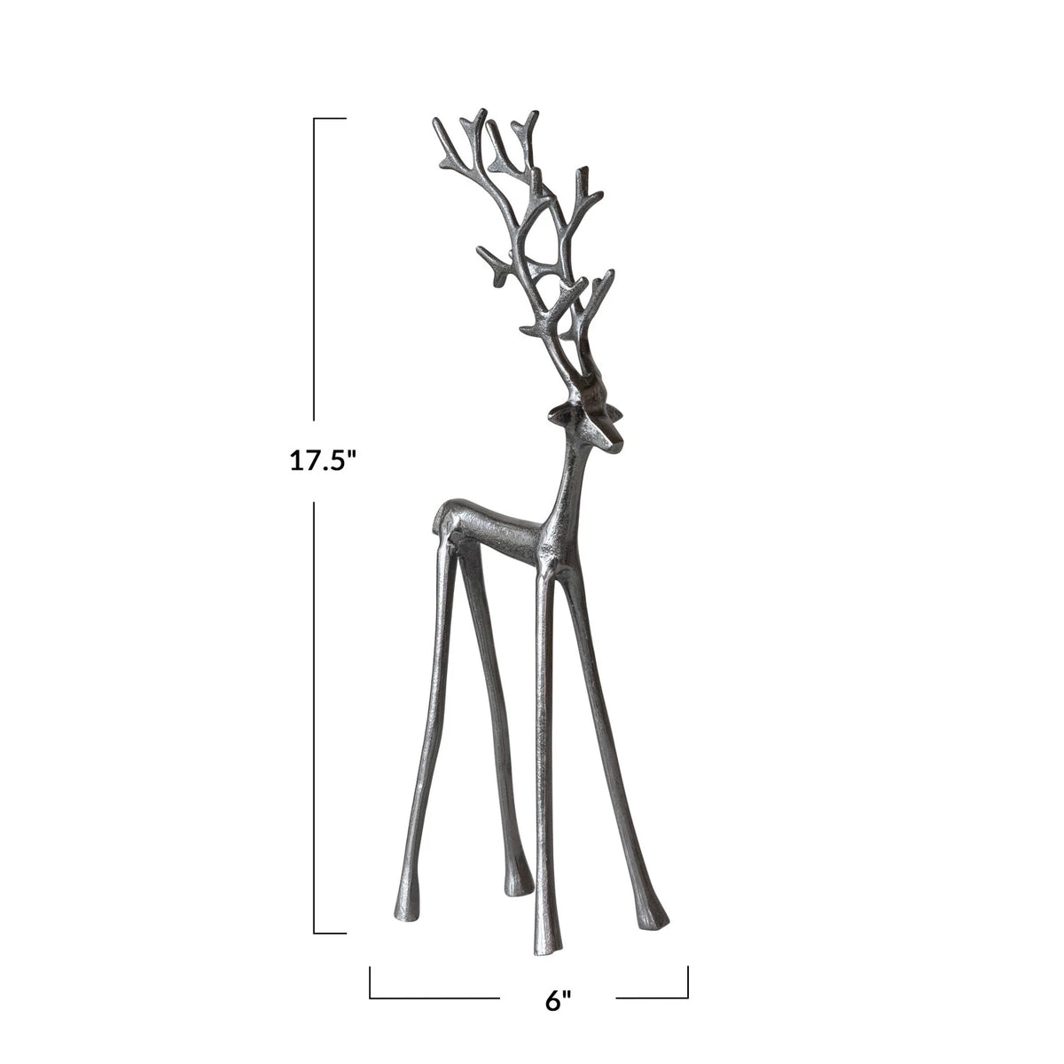 XM Cast Aluminum Reindeer