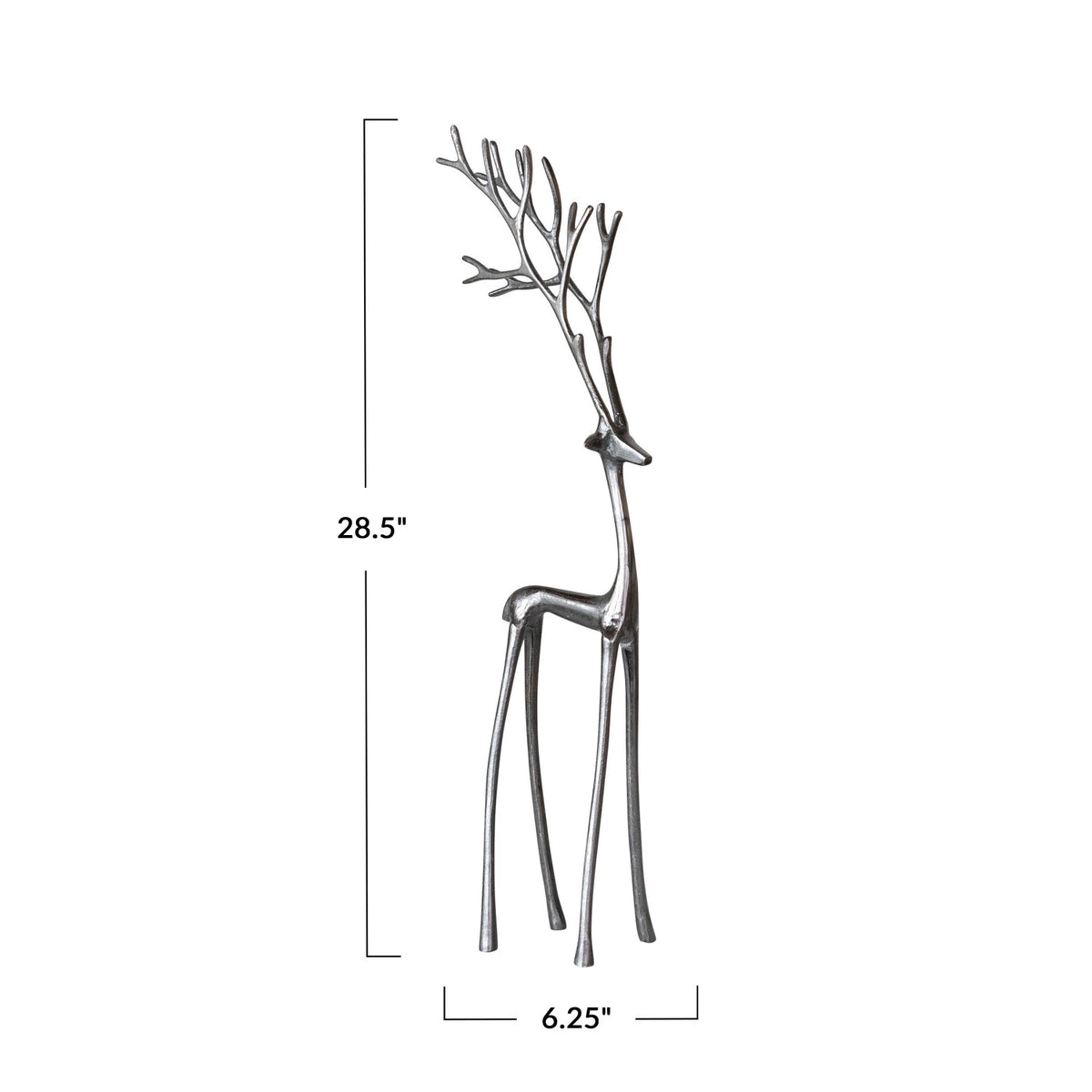 XM Cast Aluminum Reindeer