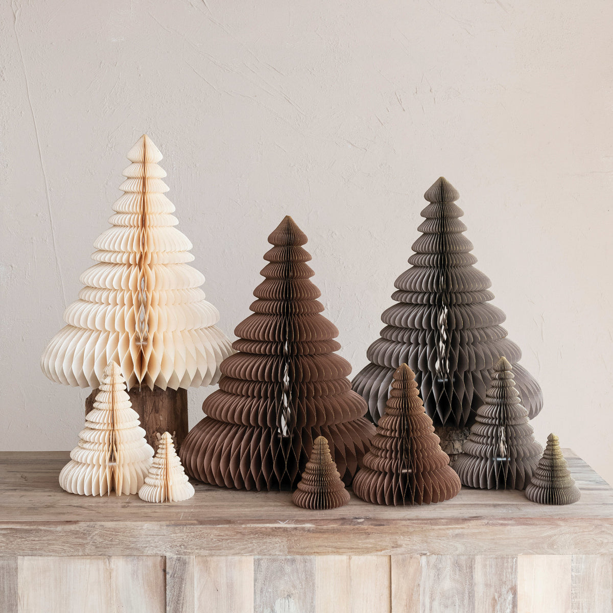 XM Paper Honeycomb Trees, S3 Cream