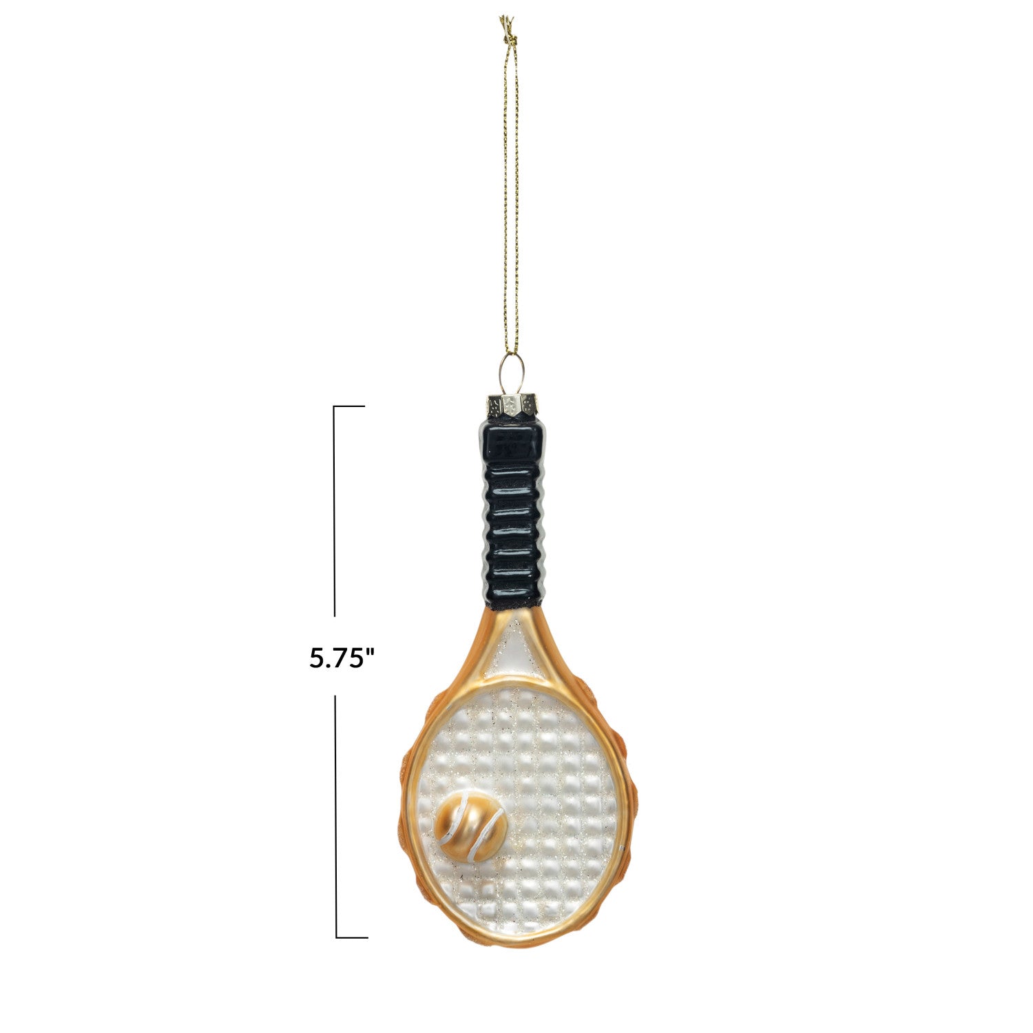 XM Tennis Racket Ornament
