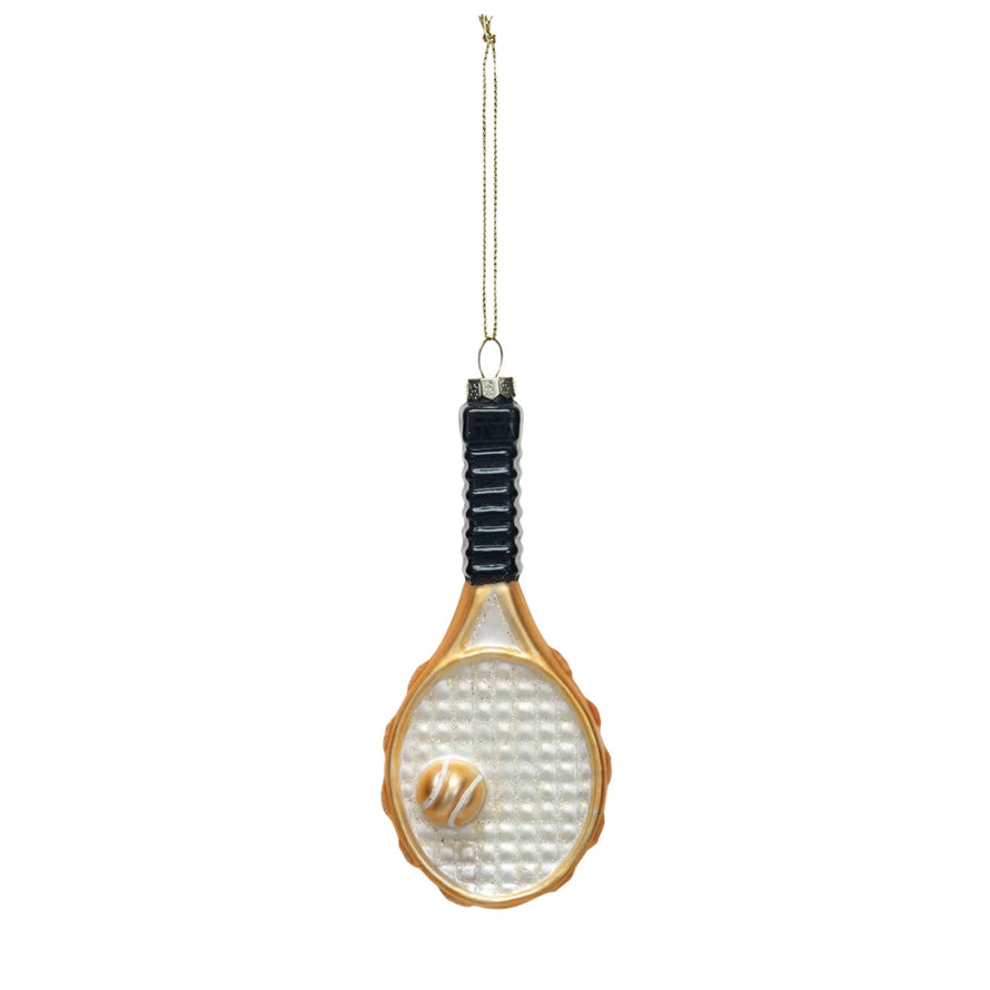 XM Tennis Racket Ornament