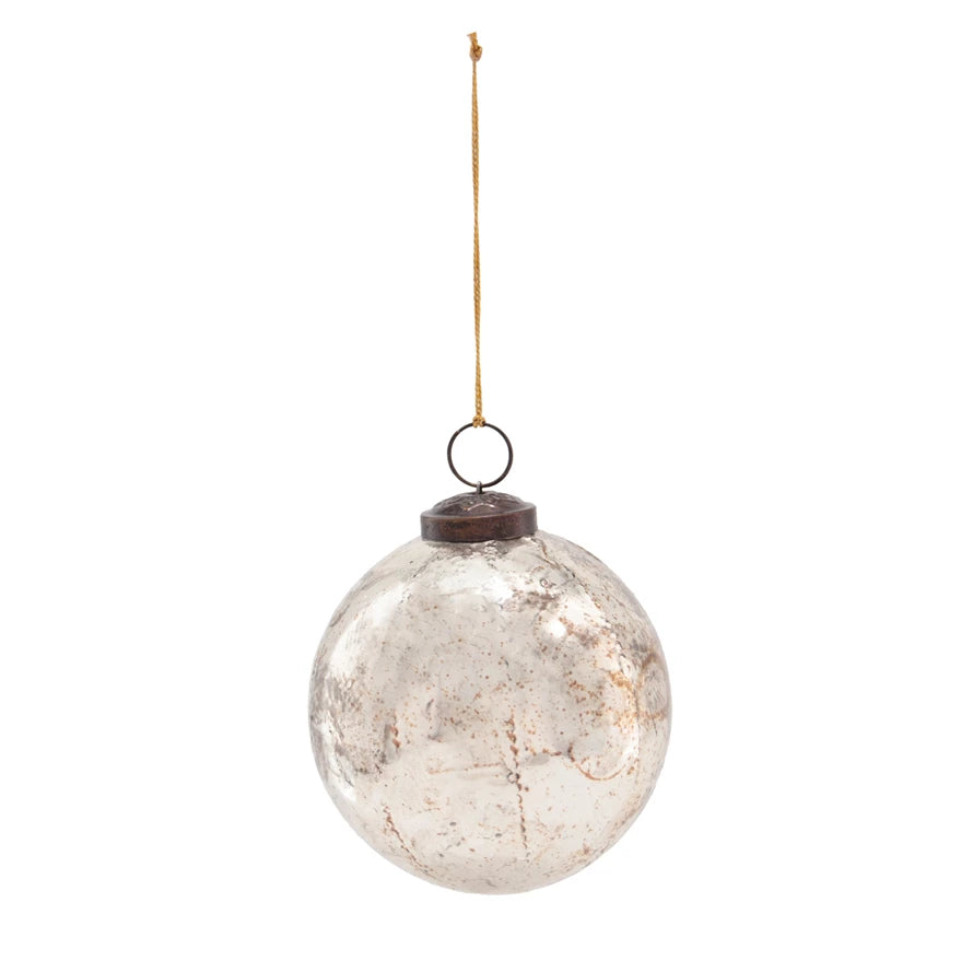 XM Copper Mercury Glass Ornament
