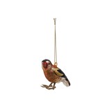 XM Glass Bird Ornament