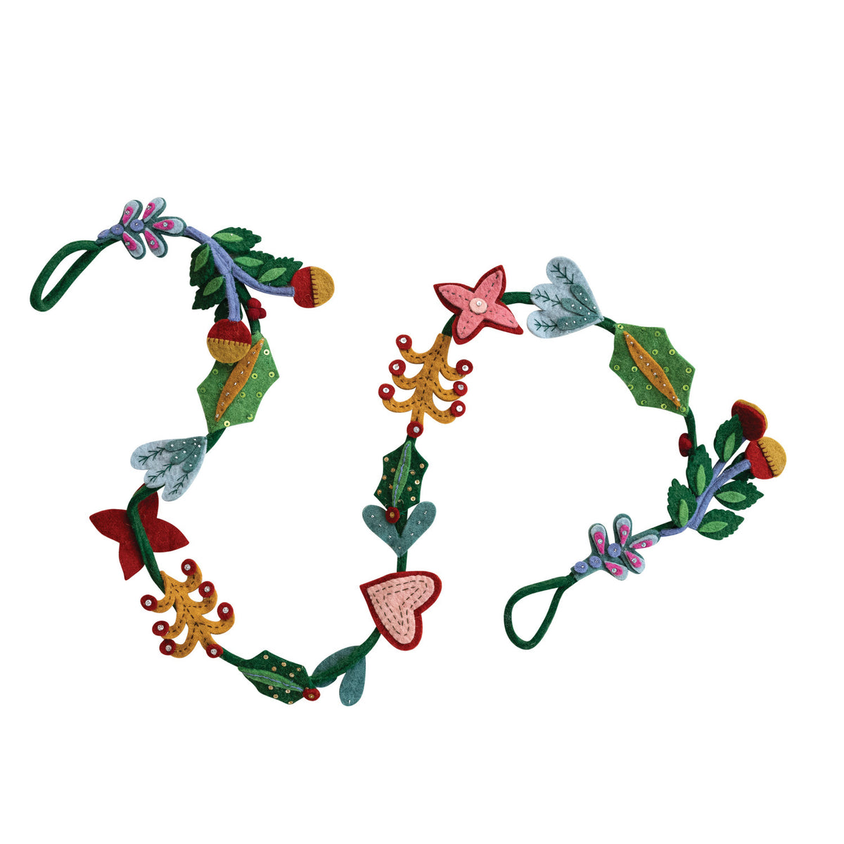 Felt Flower Garland