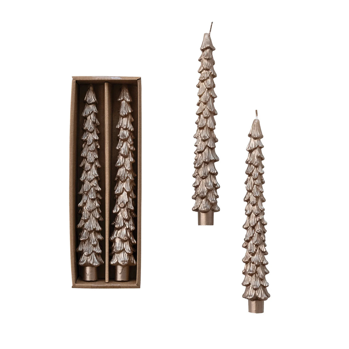 Tree Taper Candles, S2 Champagne