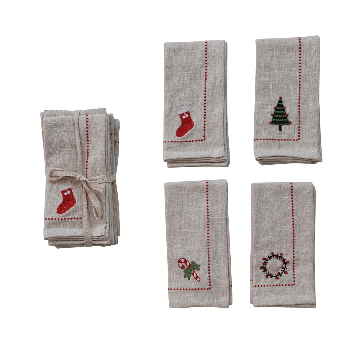 S4 Holiday Woven Napkins