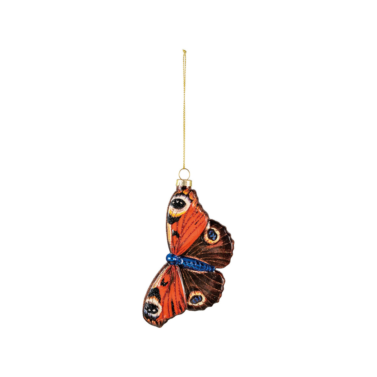 XM Glitter Butterfly Ornament