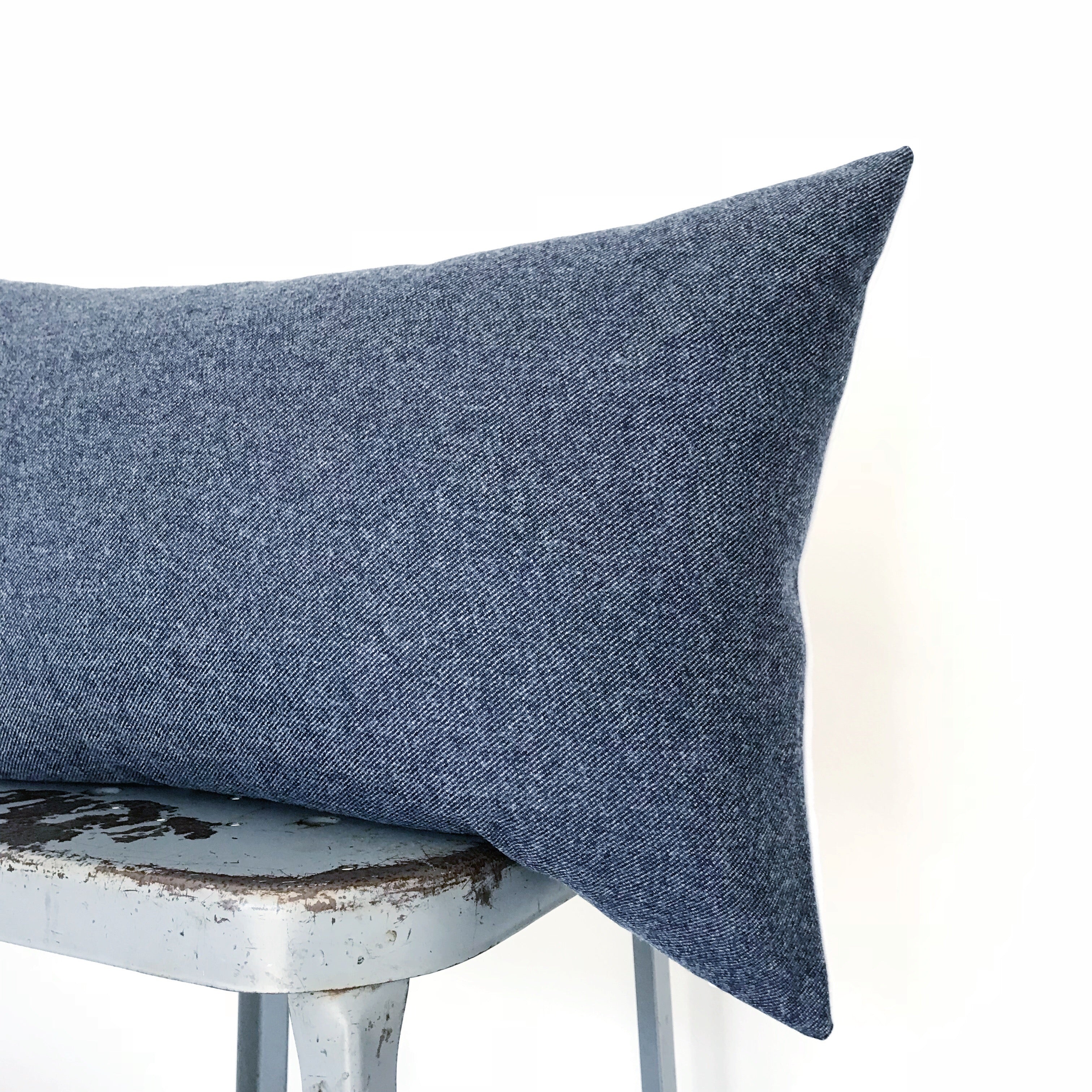 Northwest Pillow Cover - Heathered Blue (lumbar)