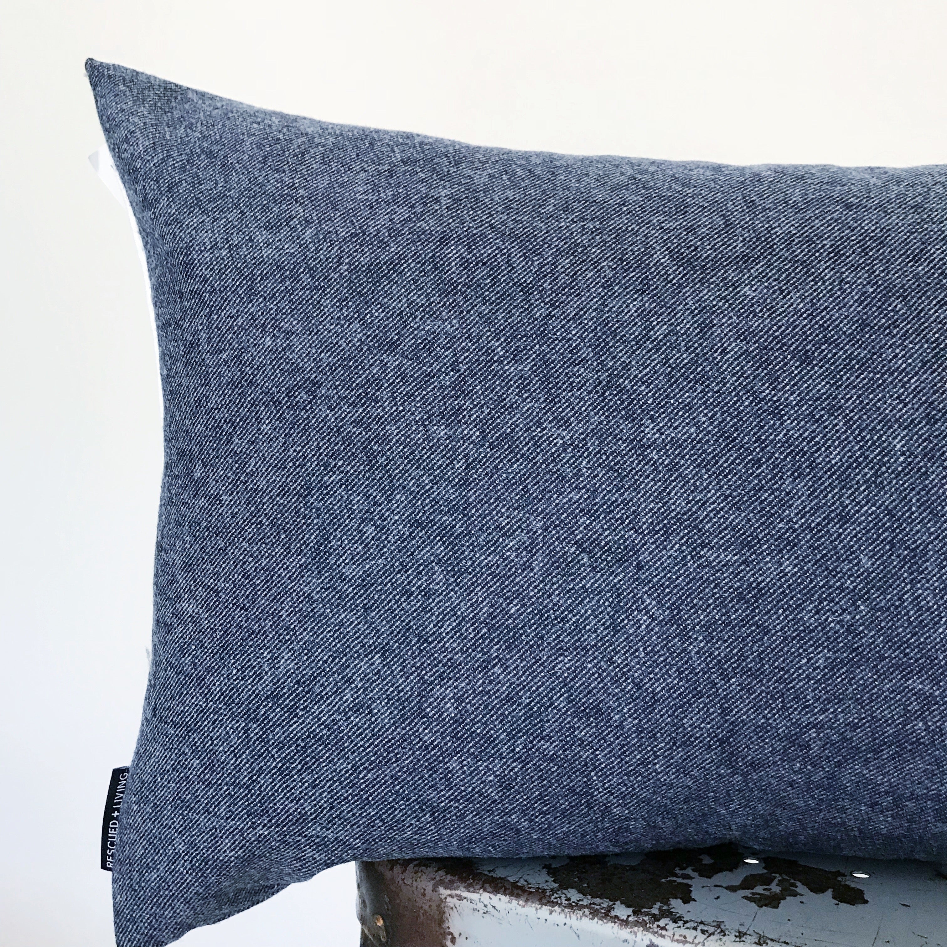 Northwest Pillow Cover - Heathered Blue (lumbar)