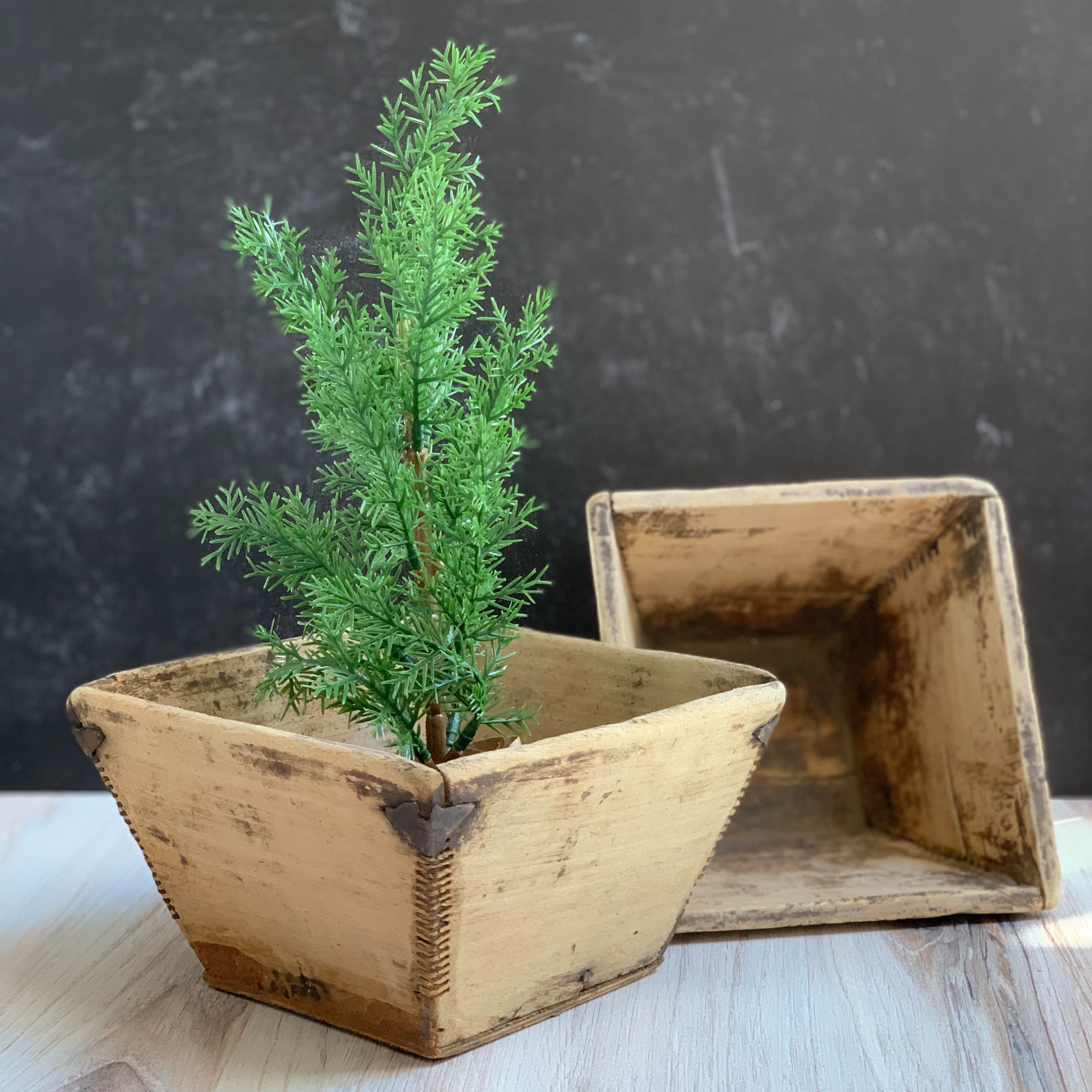 Vintage Wood Measure Box